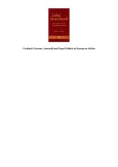 book Cardinal Giacomo Antonelli and papal politics in European affairs