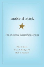 book Make It Stick: The Science of Successful Learning