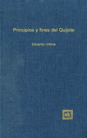 book Principios y fines del Quijote