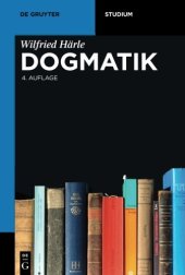 book Dogmatik (de Gruyter Studium)