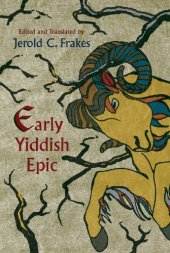 book Early Yiddish Epic