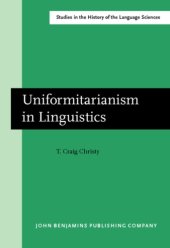 book Uniformitarianism in linguistics