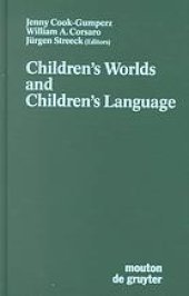 book Children’s Worlds and Children’s Language