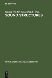 book Sound structures : studies for Antonie Cohen