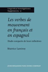 book Les verbes de mouvement en français et en espagnol : Etude comparée de leurs infinitives