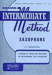 book Rubank intermediate method, saxophone