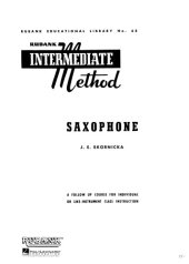 book Rubank intermediate method : saxophone