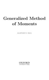 book Generalized Method of Moments