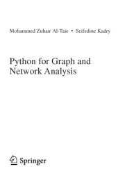 book Python for Graph and Network Analysis