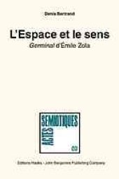 book L’espace et le sens : Germinal d’Émile Zola