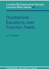 book Diophantine equations over function fields