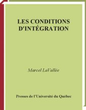 book Les conditions d’intégration