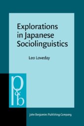 book Explorations in Japanese sociolinguistics