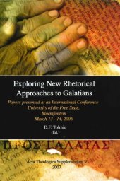 book Exploring New Rhetorical Approaches to Galatians