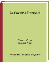 book Savoir a domicile