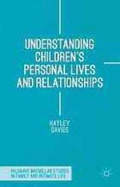 book Understanding children’s personal lives and relationships