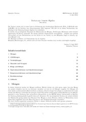 book Vorkurs zur linearen Algebra