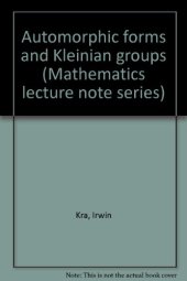 book Automorphic forms and Kleinian groups