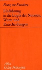 book Einführung in die Logik der Normen, Werte und Entscheidungen