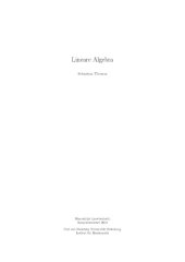 book Lineare Algebra (provisional)