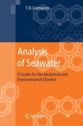 book Analysis of seawater: a guide for the analytical and environmental chemist