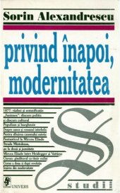 book Privind înapoi, modernitatea