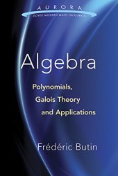 book Algebra: Polynomials, Galois Theory and Applications