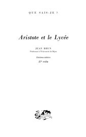 book Aristote et le Lycée