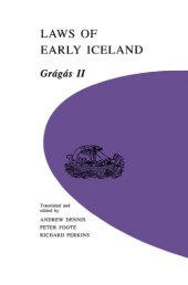 book Laws of Early Iceland: Grágás II