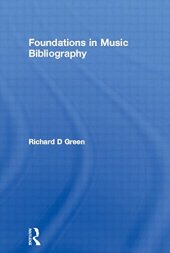 book Foundations in Music Bibliography