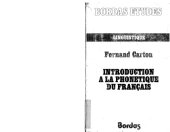 book Introduction à la phonétique du français