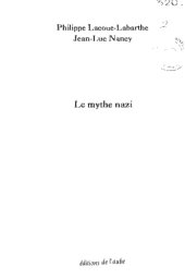 book Le mythe nazi