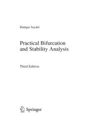 book Practical Bifurcation and Stability Analysis