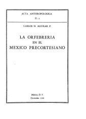 book La orfebrería en el México precortesiano