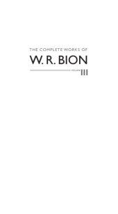 book The complete works of W. R. Bion