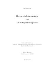 book Hochschildkohomologie von EI-Kategorienalgebren [thesis]