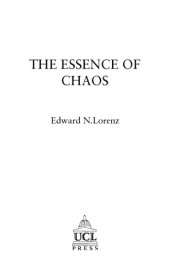 book The Essence of Chaos