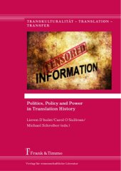 book Politics, Policy and Power in Translation History