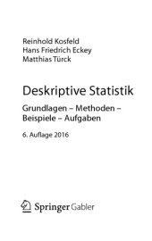 book Deskriptive Statistik: Grundlagen - Methoden - Beispiele - Aufgaben