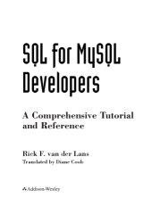 book SQL for MySQL Developers. A Comprehensive Tutorial and Reference