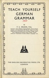 book Teach Yourself German Grammar