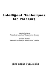 book Intelligent Techniques for Planning