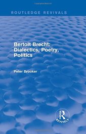 book Bertolt Brecht: Dialectics, Poetry, Politics