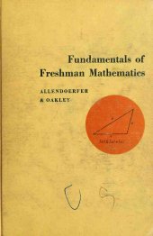 book Fundamentals of Freshman Mathematics