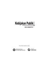 book Kebijakan Publik