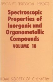 book Spect Properties/inorganic & Organometallic Cmpds, Vol 18