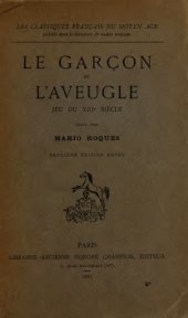 book Le garçon et l’aveugle, jeu du XIIIe siècle