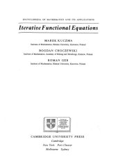 book Iterative functional equations