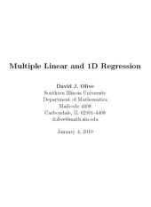 book Multiple Linear and 1D Regression