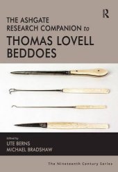 book The Ashgate Research Companion to Thomas Lovell Beddoes